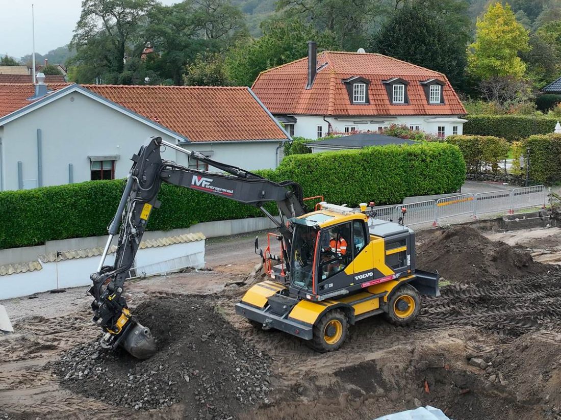 Tippning av material på villatomt